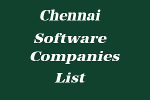 Chennai Software Companies List