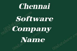 Chennai Software Company Name