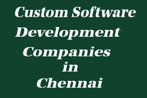 Custom Software Development Companies in Chennai