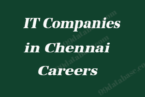 IT Companies in Chennai Careers