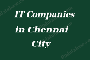 IT Companies in Chennai City