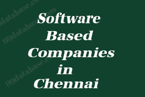 Software Based Companies in Chennai