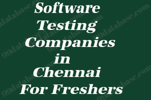 Software Testing Companies in Chennai for Freshers