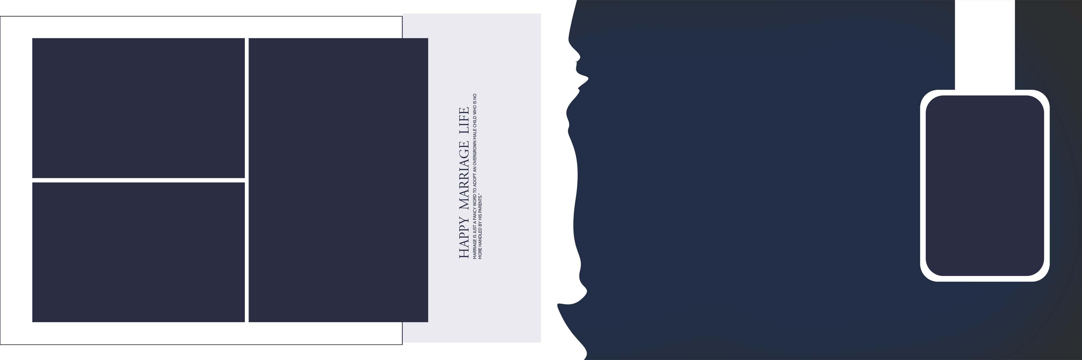 12 X 36 Wedding Album Sheet