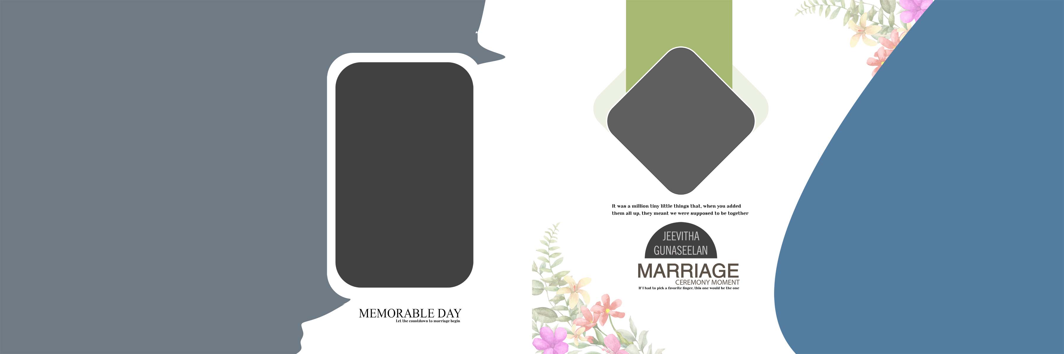 12 X 36 Wedding Album Sheet PSD 06 Download