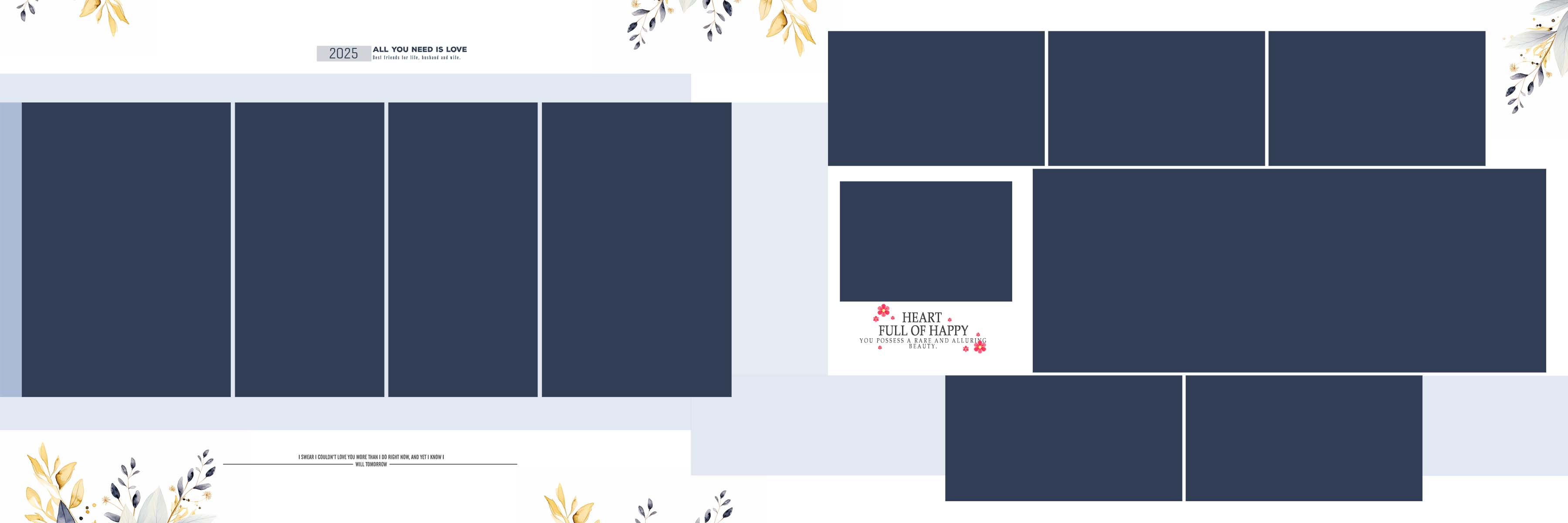 12 X 36 Wedding Album Sheet PSD 09 Download